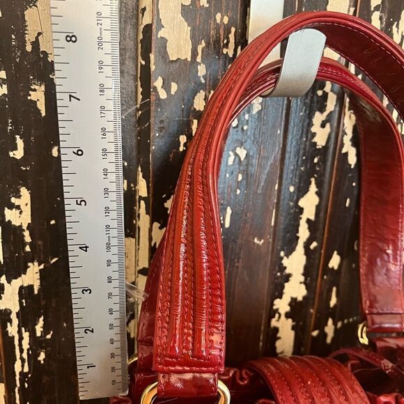 NWT Tressje Gorgeous Red Patent Leather handbag. - Picture 9 of 16